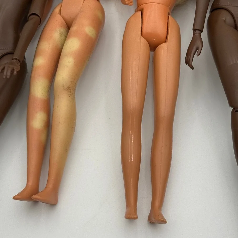 Barbie Doll Lot 11pc Nude Bodies Parts for OOAK Customizing Made to Move Disney